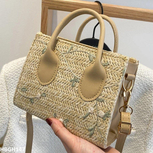 BBM Flower Embroidery Mini Hand Bag